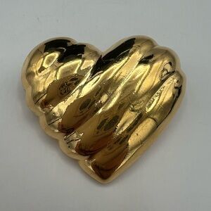 Trifari Vintage Heart Brooch
